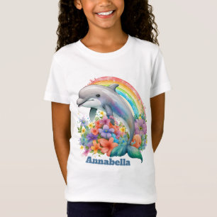Camiseta Nombre añadido de delfín de playa