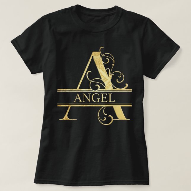 Camiseta Nombre Ángel Copia (Diseño del anverso)