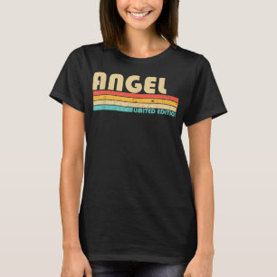 Camiseta Nombre ANGEL Retro Personalizado Vintage 80 s 90s 