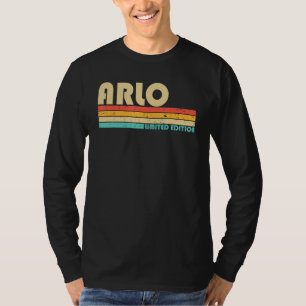 Camiseta Nombre ARLO Personalizado Funny Retro Vintage Birt