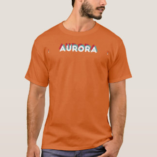 Camiseta Nombre Aurora Nombre Divertido Tema Aurora Años 80