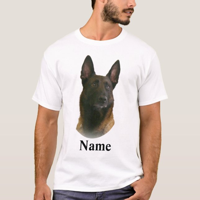 Camiseta Nombre belga malinois (Anverso)