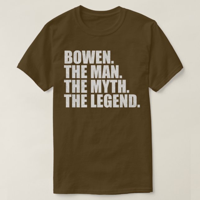 Camiseta Nombre Bowen Bowen Nombre Bowen (Diseño del anverso)