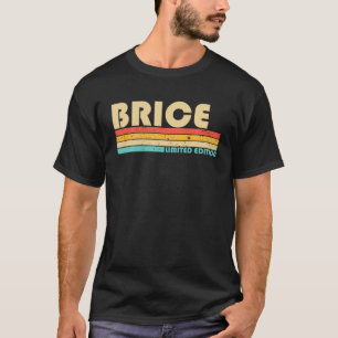 Camiseta Nombre BRICE Personalizado Funny Retro Vintage Nac