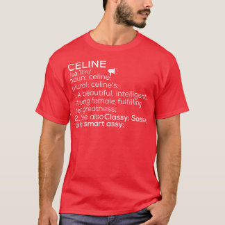 Camiseta Nombre Celine Definición Celine Nombre Femenino C