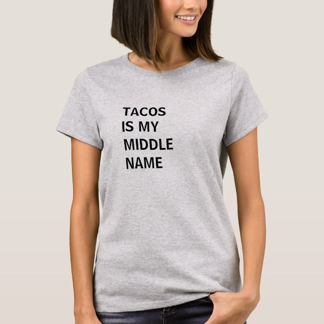 Camiseta Nombre central Tee Shirt (Anverso)