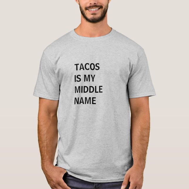 Camiseta Nombre central Tee Shirt (Anverso)