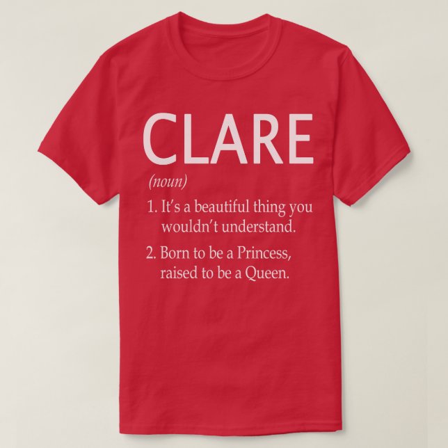Camiseta Nombre claro regalo 40 (Diseño del anverso)