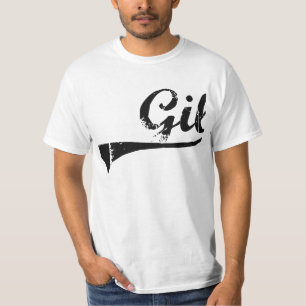 Camiseta Nombre clásico del estilo de Gil