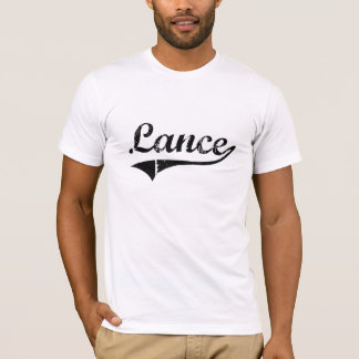 Camiseta Nombre clásico del estilo de la lanza