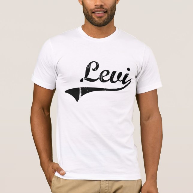 Camiseta Nombre clásico del estilo de Levi (Anverso)