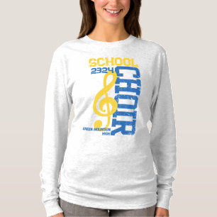 Camiseta Nombre coincidente año coro grupo social Handle