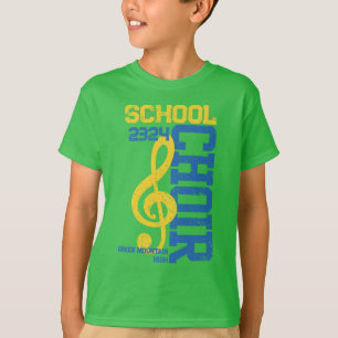 Camiseta Nombre coincidente año coro grupo social Handle
