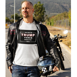 Camiseta Nombre, colección Trump-Vance S - 4XL, valor blanc
