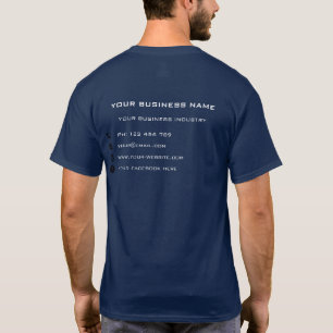 Camiseta Nombre comercial personalizado Mensajes de texto I