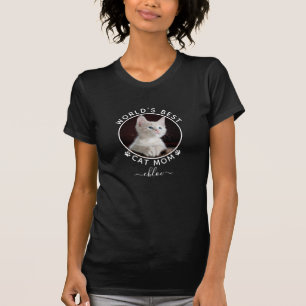 Camiseta Nombre corto de foto de gato Impresiones de pintur