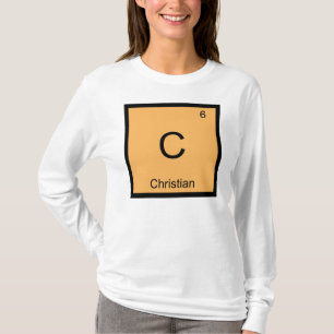 Camiseta Nombre cristiano Elemento químico Tabla periódica