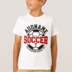 Camiseta NOMBRE DE ADD Personalizado Jugador de Fútbol Tipo