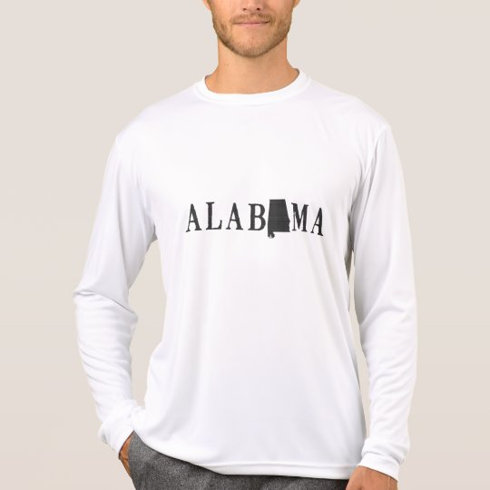 Camiseta Nombre de Alabama con la letra formada estado