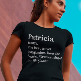 Camiseta Nombre de amigo personalizado con definición diver