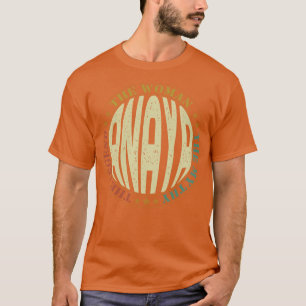 Camiseta nombre de anaya