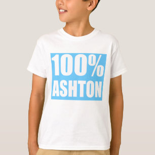 Camiseta Nombre de Ashton 100 por ciento