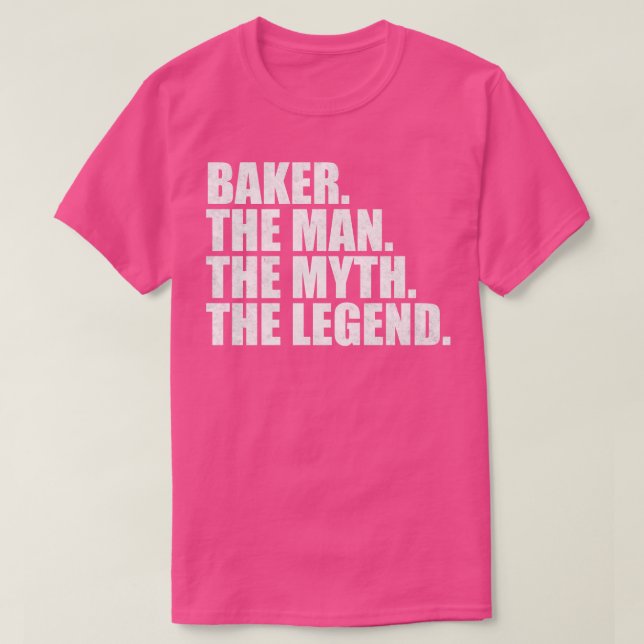 Camiseta Nombre de BakerBaker Nombre de pila de Baker (Diseño del anverso)