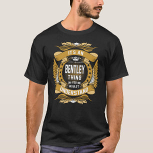 Camiseta Nombre de BENTLEY, escudo del nombre de la familia