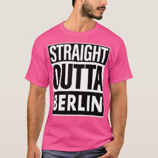 Camiseta Nombre de Berlín directamente fuera de Berlín