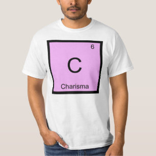 Camiseta Nombre de carisma Elemento Químico Tabla periódica