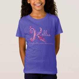 Camiseta Nombre de chicas Kellie que significa corazones co