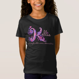Camiseta Nombre de chicas Kellie que significa corazones co