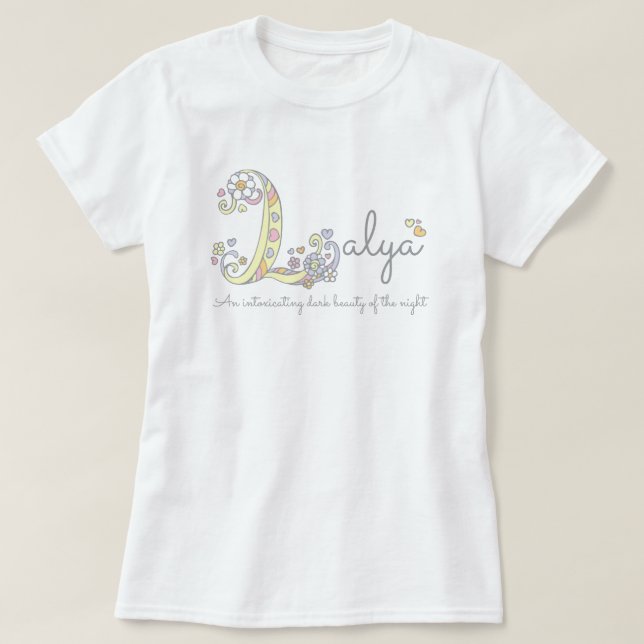 Camiseta Nombre de chicas laicos que significa corazones co (Diseño del anverso)