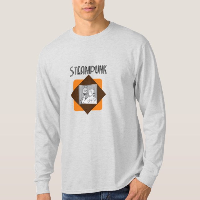 Camiseta Nombre de ciencia ficción Steampunk Smartphone (Anverso)