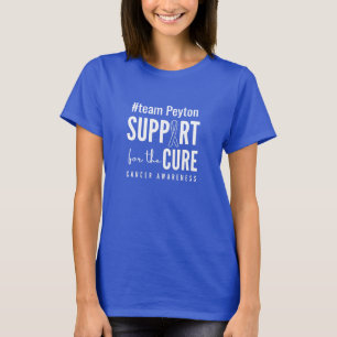 Camiseta nombre de costumbre para la concienciación sobre e