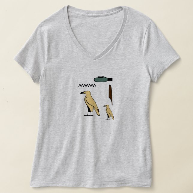 Camiseta Nombre de Diana en los símbolos jeroglíficos del a (Distribución )
