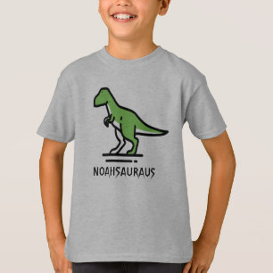 Camiseta Nombre de dinosaurio personalizado