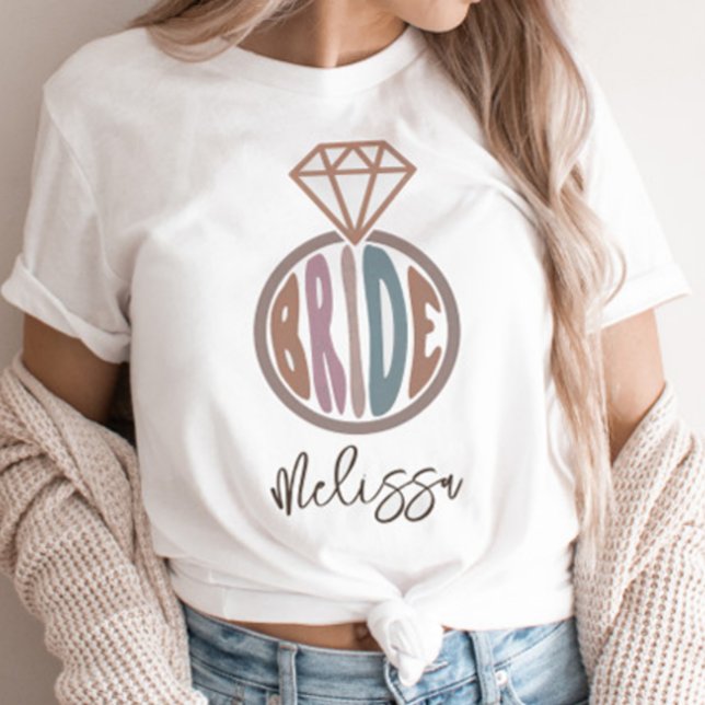 Camiseta Nombre de ducha de novia personalizado (Subido por el creador)