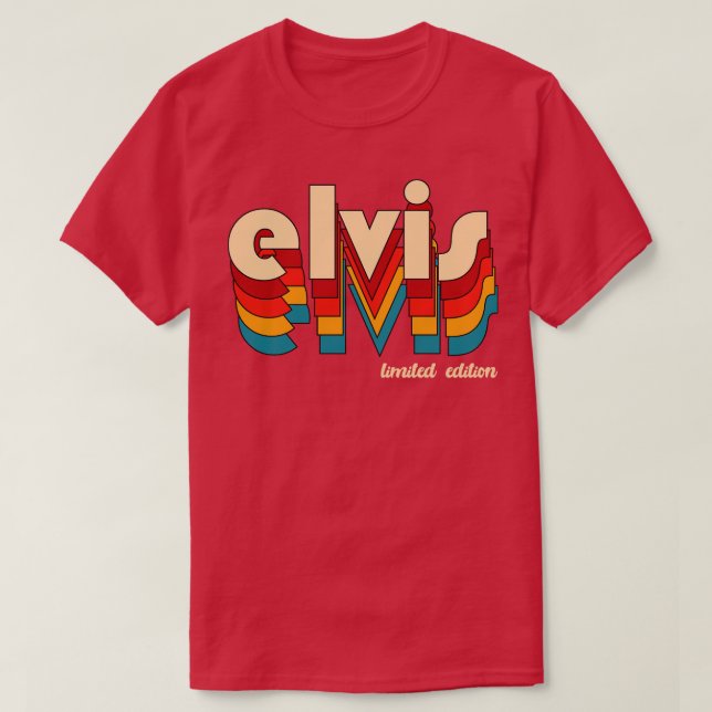 Camiseta Nombre de Elvis (Diseño del anverso)