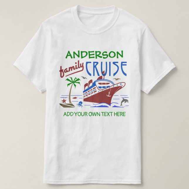 Camiseta Nombre de encargo de la nave el | de las (Diseño del anverso)