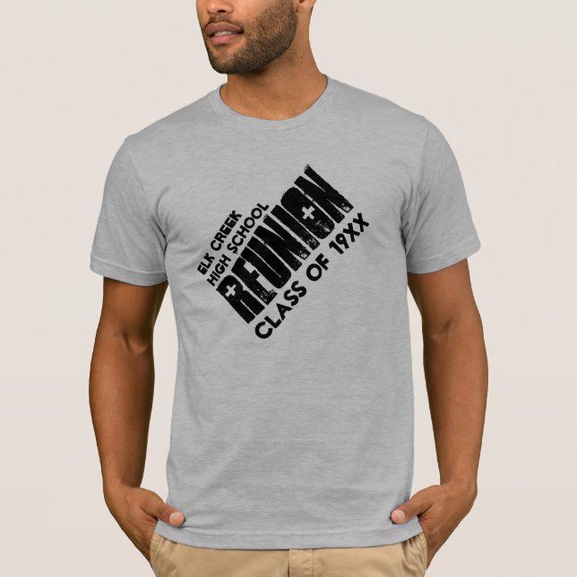 Camiseta Nombre de encargo de la reunión de clase de (Anverso)