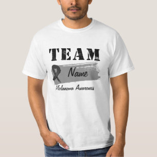 Camiseta Nombre de encargo del equipo - melanoma