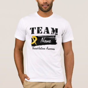 Camiseta Nombre de encargo del equipo - Neuroblastoma