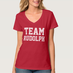 Camiseta Nombre de encargo del navidad el   de Rudolph el  