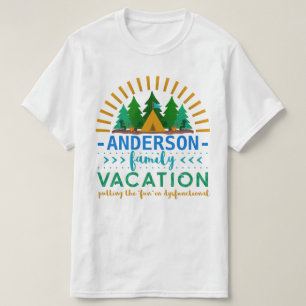 Camiseta Nombre de encargo divertido de la acampada el   de