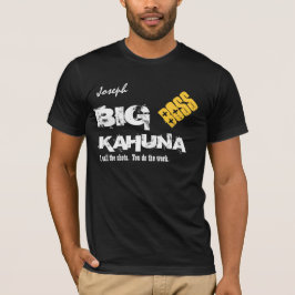 Camiseta Nombre de encargo GRANDE divertido V08 de Boss