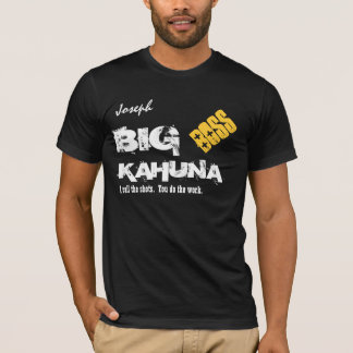 Camiseta Nombre de encargo GRANDE divertido V08 de Boss