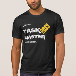 Camiseta Nombre de encargo V06 de Boss del AMO divertido de