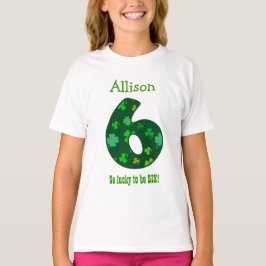 Camiseta Nombre de encargo V08 del número del trébol del