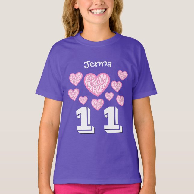 Camiseta Nombre de encargo V11 del número grande de 11 del (Anverso)